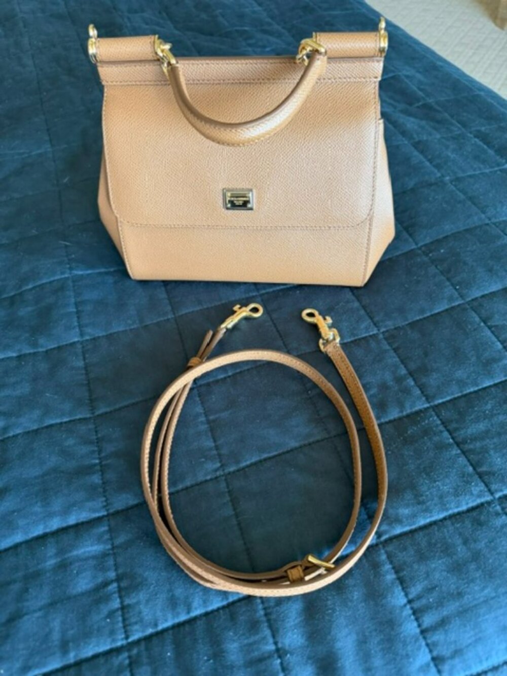 Dolce&Gabbana Small Sicily Handbag in Brown